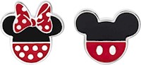 Aretes Disney Plata 925 Mickey y Minnie esmaltados